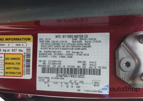 2019 Ford Fusion S z USA, uszkodzony, nr VIN 3FA6P0G77KR215022